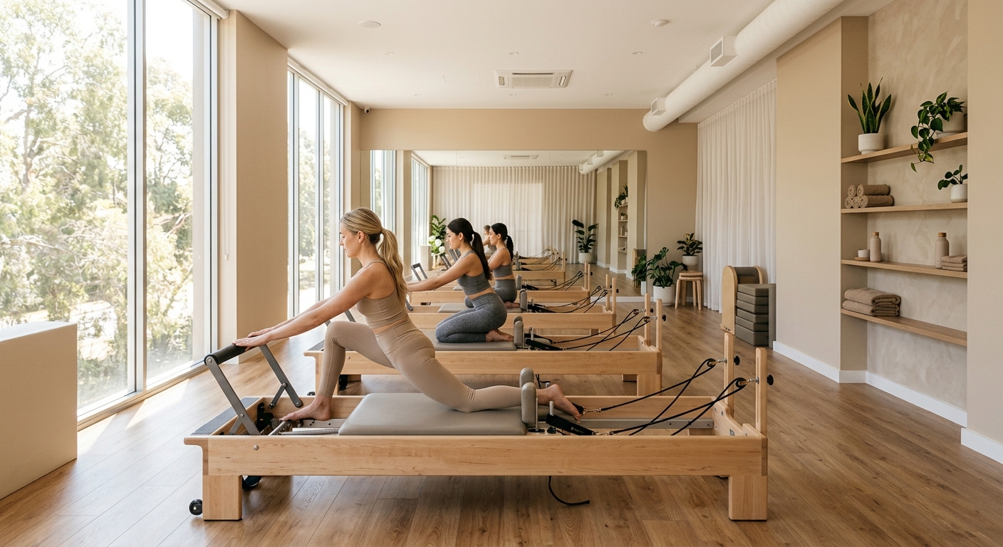 Orbis Pilates studio class